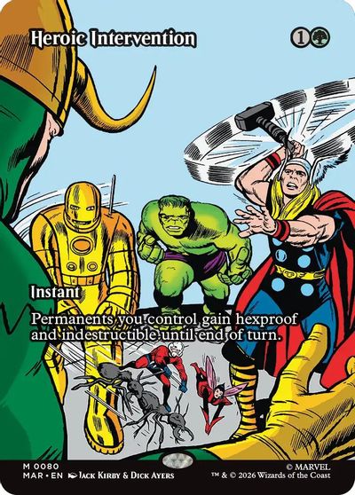 Heroic Intervention (0080) (Borderless) card art