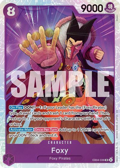 Foxy card art
