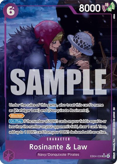 Rosinante & Law (Alternate Art) card art