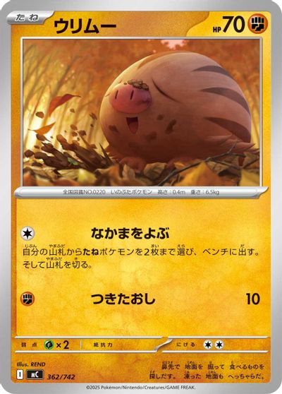 Swinub card art