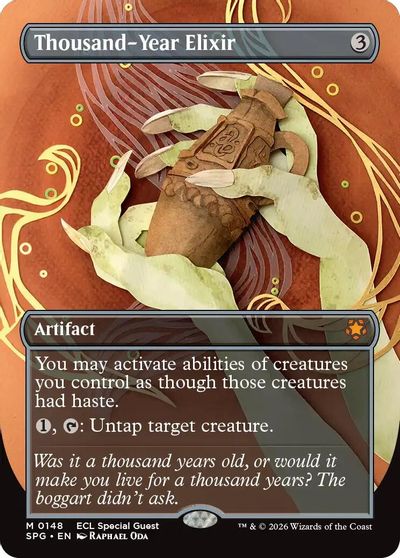 Thousand-Year Elixir (Borderless) card art