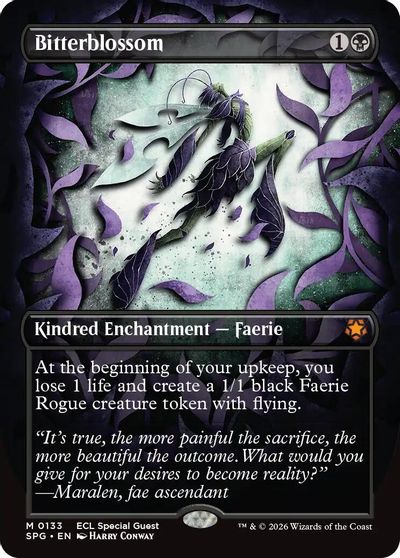Bitterblossom (Borderless) card art