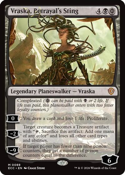 Vraska, Betrayal's Sting card art