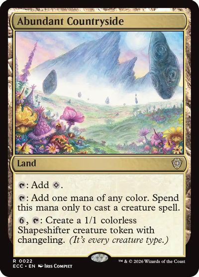 Abundant Countryside card art