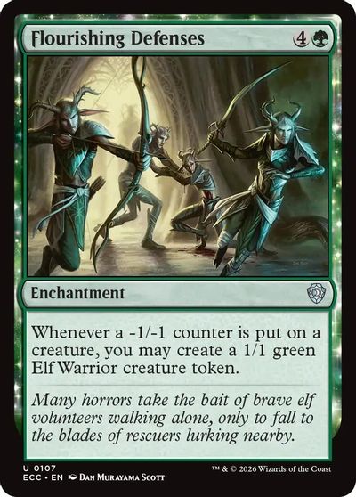 Flourishing Defenses card art