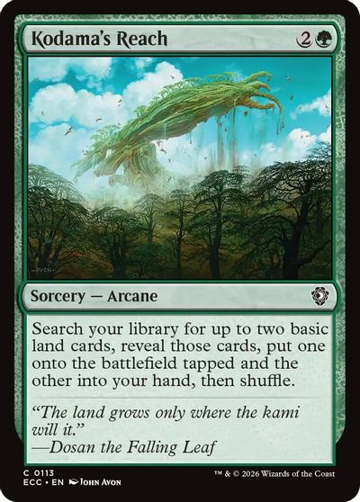 Kodama's Reach card art