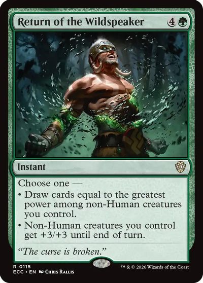 Return of the Wildspeaker card art