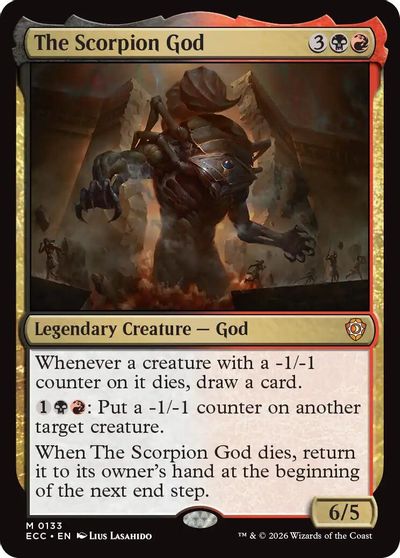 The Scorpion God card art