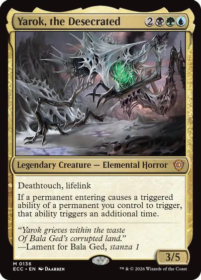 Yarok, the Desecrated card art