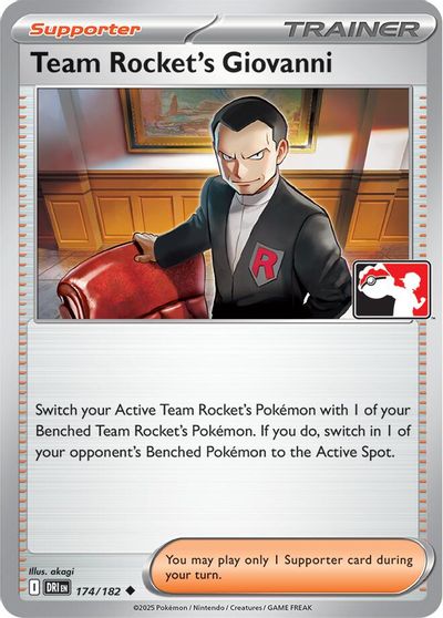 Team Rocket's Giovanni card art