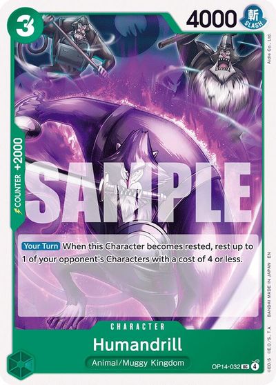 Humandrill card art