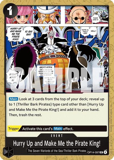 Hurry Up and Make Me the Pirate King! card art