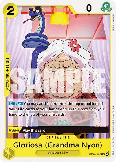 Gloriosa (Grandma Nyon) card art