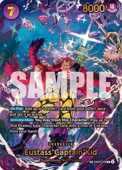 Eustass"Captain"Kid - EB04-039 (SP) card art