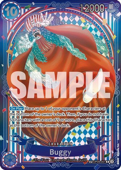Buggy - OP09-051 (SP) card art