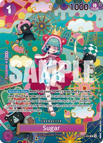 Sugar - OP10-065 (SP) card art