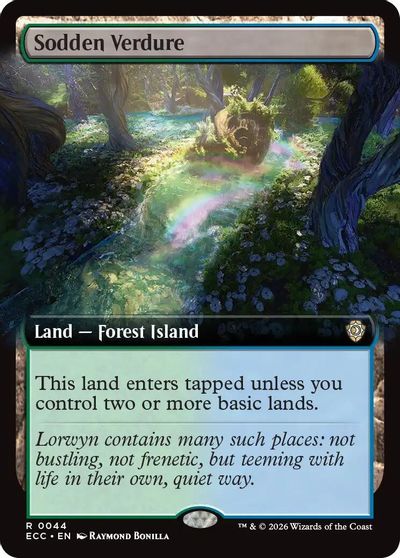 Sodden Verdure (Extended Art) card art