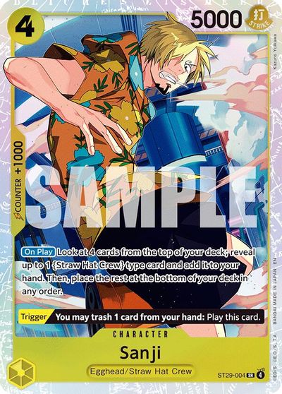 Sanji card art