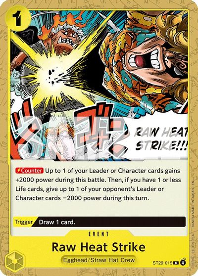 Raw Heat Strike card art