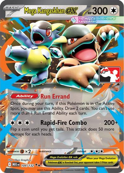Mega Kangaskhan ex - 104/132 card art