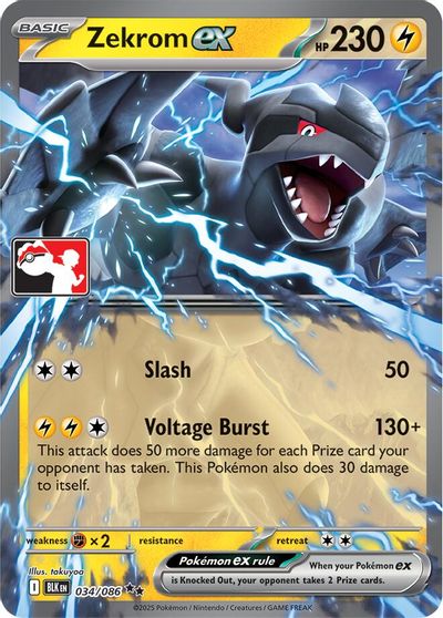 Zekrom ex card art