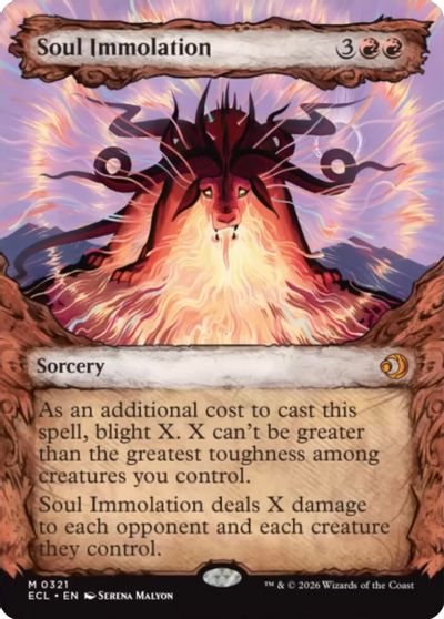 Soul Immolation (Showcase) card art