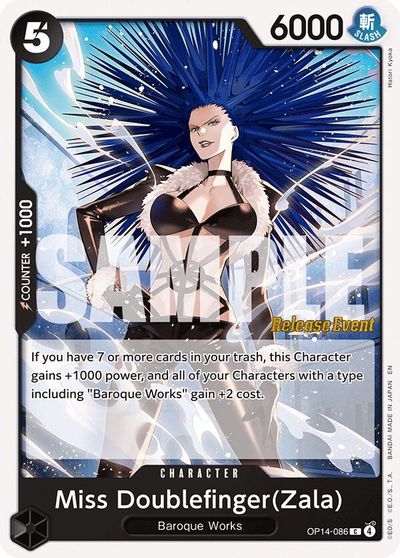 Miss Doublefinger(Zala) card art