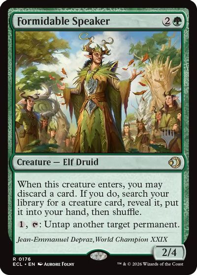 Formidable Speaker card art