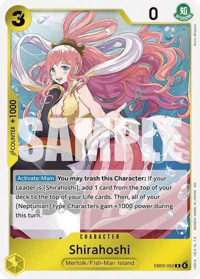 Shirahoshi card art