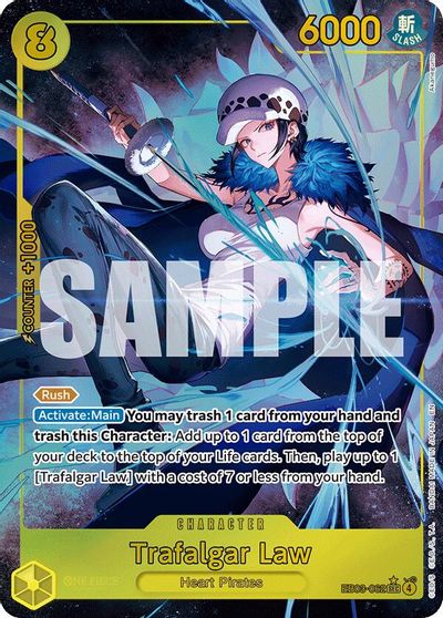 Trafalgar Law (Alternate Art) card art