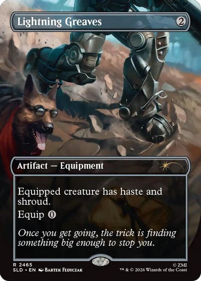 Lightning Greaves (2465) card art