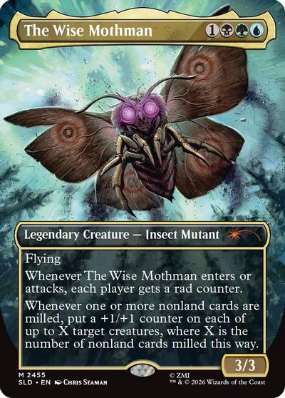 The Wise Mothman card art