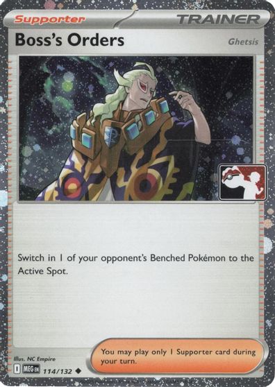 Boss's Orders [Ghetsis] - 114/132 (Cosmos Holo) card art
