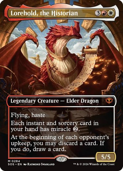 Lorehold, the Historian (Borderless) card art