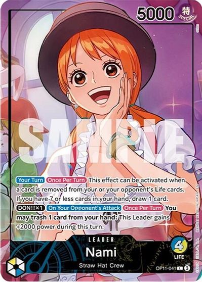 Nami (Whole Cake Island Arc) card art