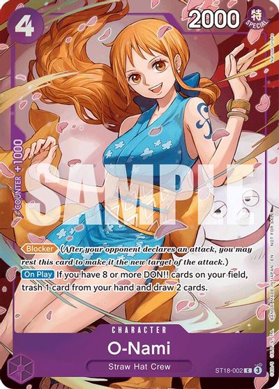 O-Nami - ST18-002 (Dash Pack) card art