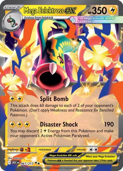 Mega Eelektross ex - 061/217 card art