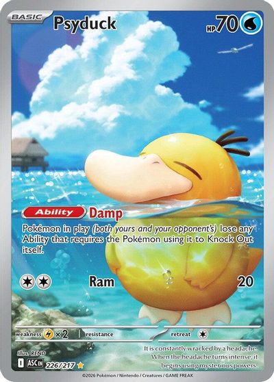 Psyduck - 226/217 card art