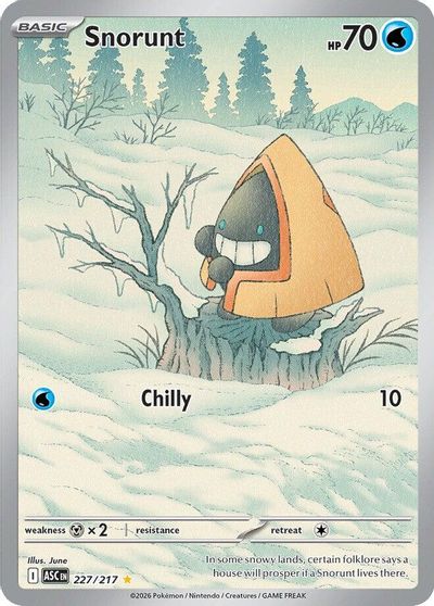 Snorunt - 227/217 card art