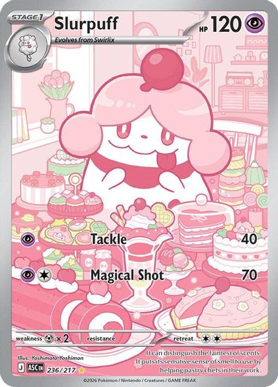 Slurpuff - 236/217 card art