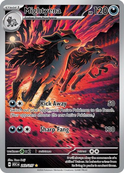 Mightyena - 243/217 card art