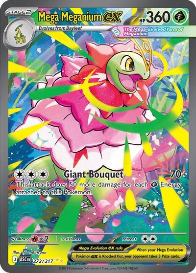 Mega Meganium ex - 272/217 card art