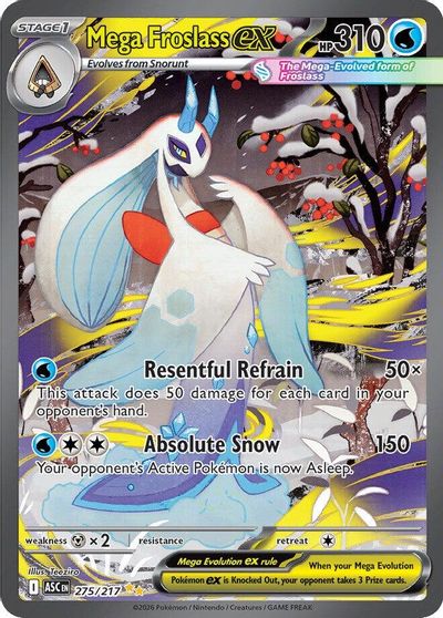Mega Froslass ex - 275/217 card art