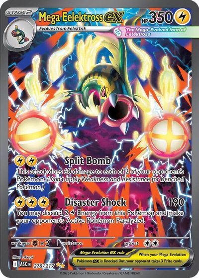 Mega Eelektross ex - 278/217 card art