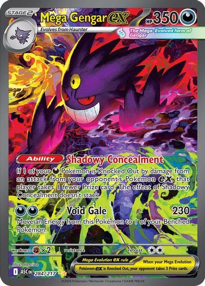 Mega Gengar ex - 284/217 card art