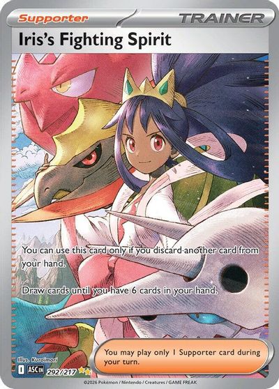 Iris's Fighting Spirit - 292/217 card art