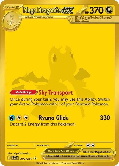 Mega Dragonite ex - 295/217 card art
