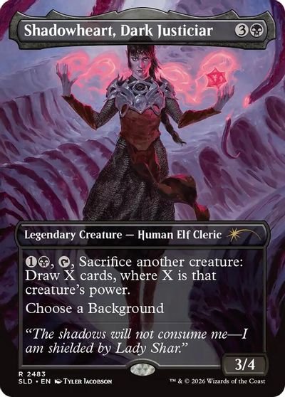 Shadowheart, Dark Justiciar card art