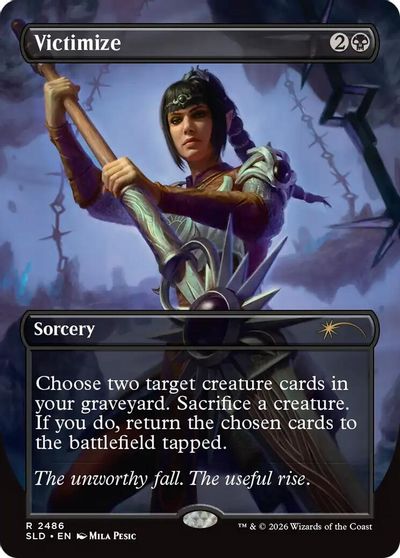 Victimize card art