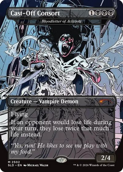 Cast-Off Consort - Bloodletter of Aclazotz card art